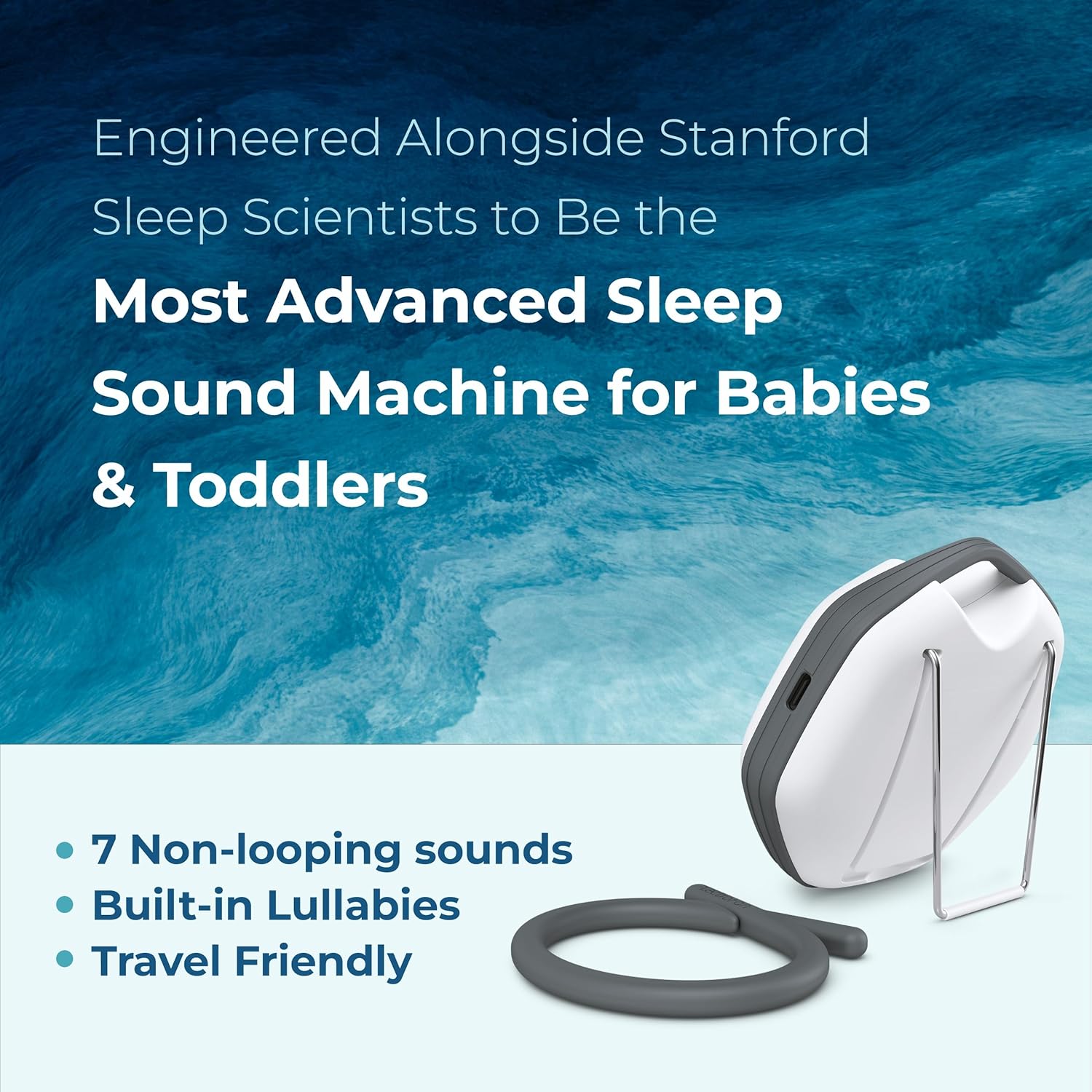 LectroFan Alpha Portable Baby Sound Sleep Machine Engineered with Stanford Sleep Scientists