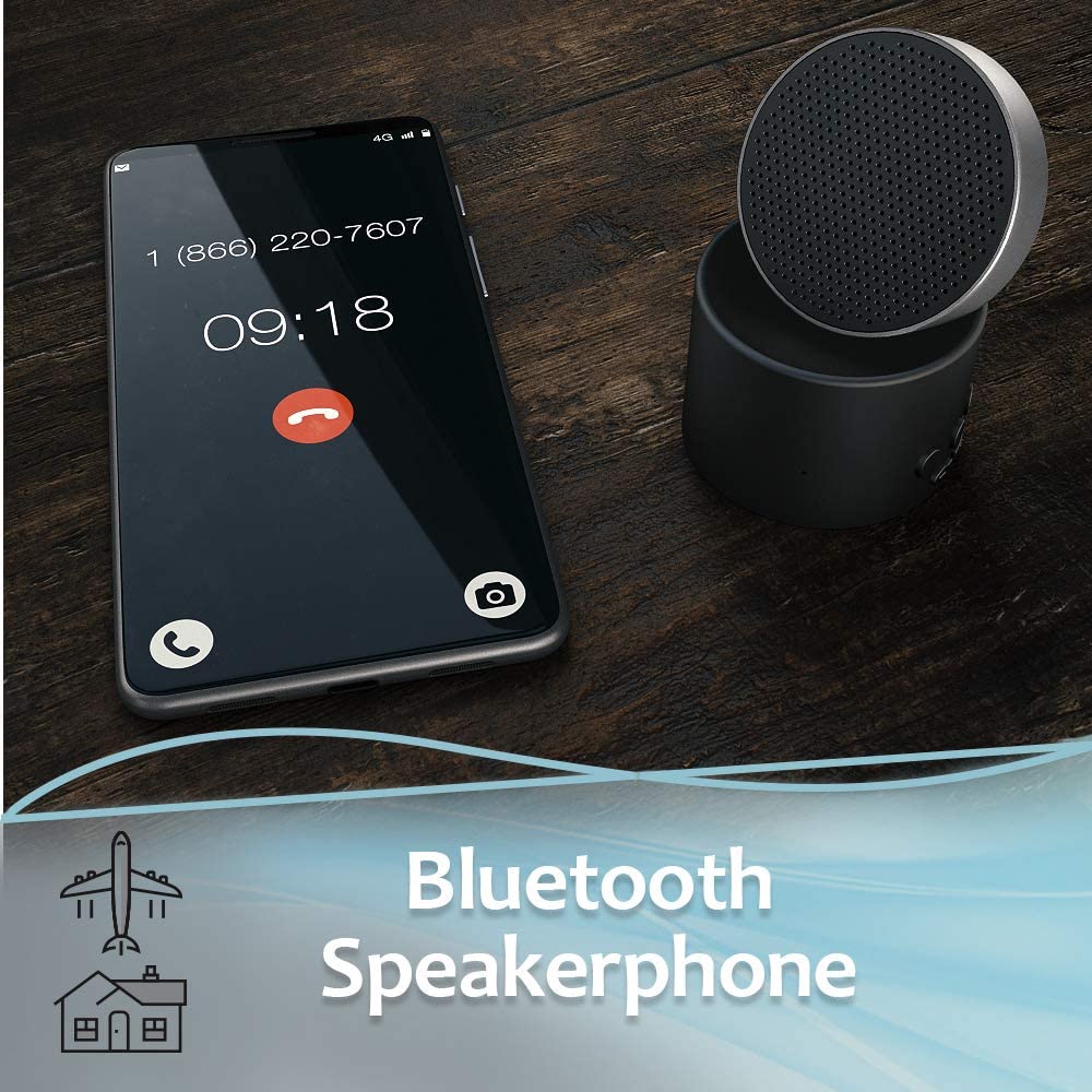 LectroFan Micro2+ Travel Sound Sleep Machine being a Bluetooth Speakerphone