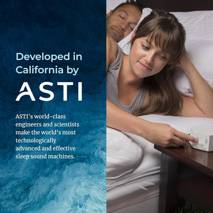 LectroFan Classic White Noise and Fan Sound Sleep Machine Developed in California by ASTI