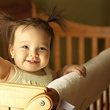 Happy Baby in Crib